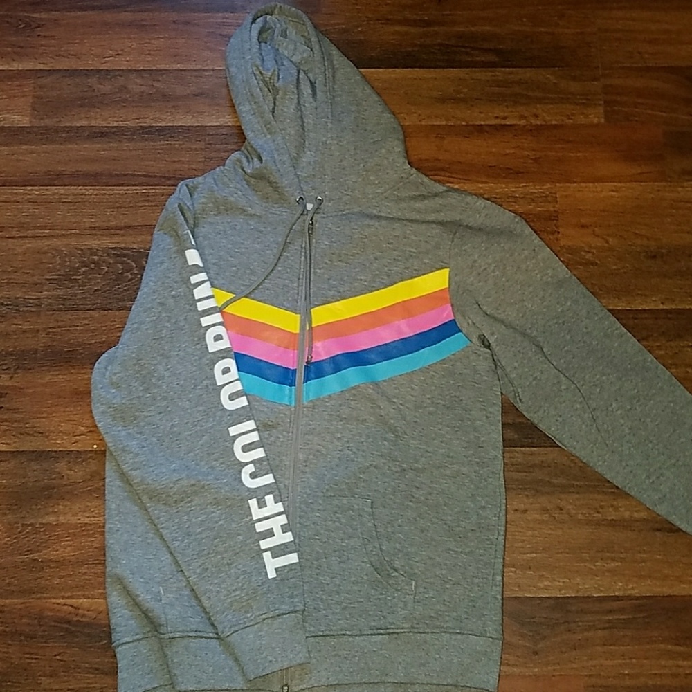 THE COLOR RUN HOODIE NWOT