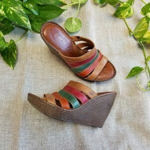 Børn Lumi Multicolor Strappy Platform Wedges