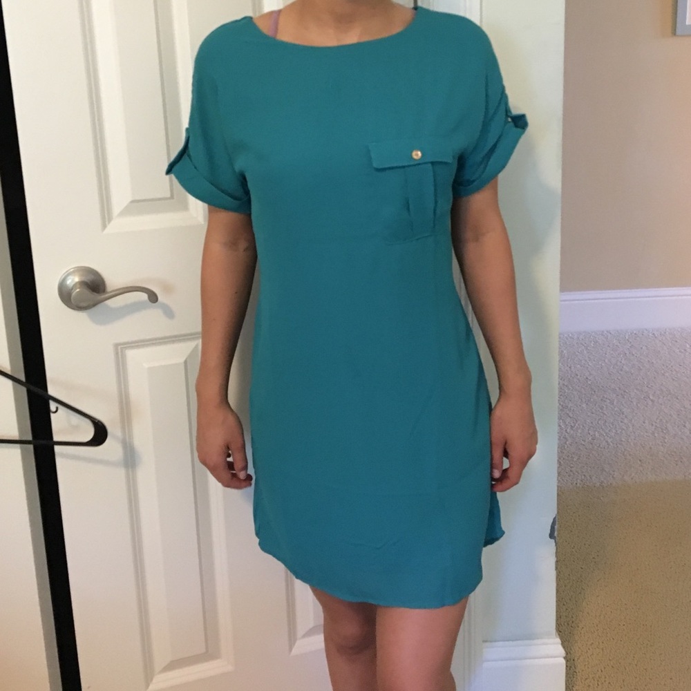 Teal dress