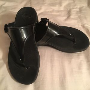 The Black Skinny Patent FitFlop