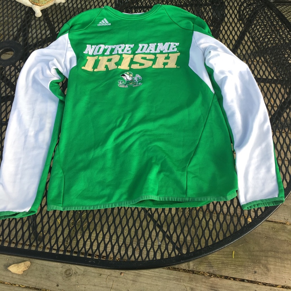 Adidas Notre Dame Green Gold White