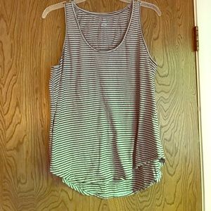Stripped relaxed old navy tank top