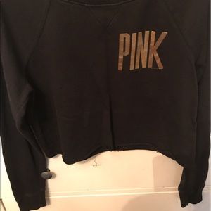 Pink Crop Sweatshirt