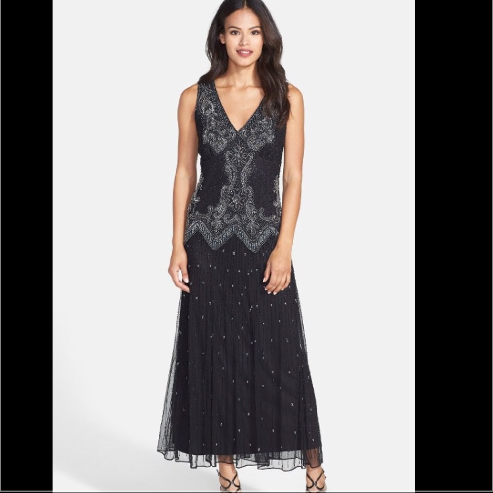 Pisarro Nights Beaded Great Gatsby Dress Nordstrom