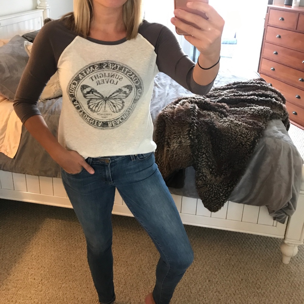 O'Neill butterfly 🦋 baseball tee