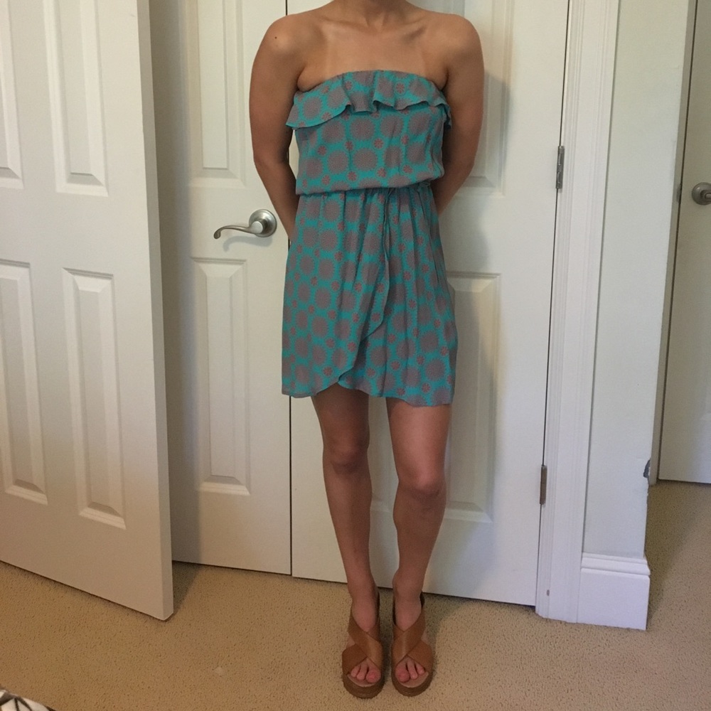 Strapless summer dress