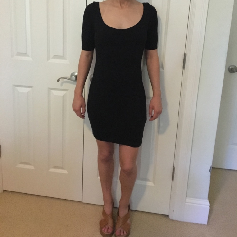 Black cocktail dress
