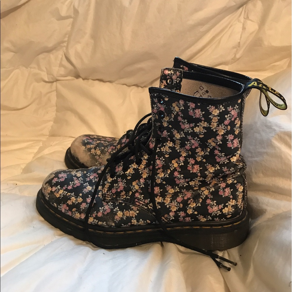 Floral Dr. Martens