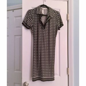 Max Studio short sleeved dress w/ collar sz small