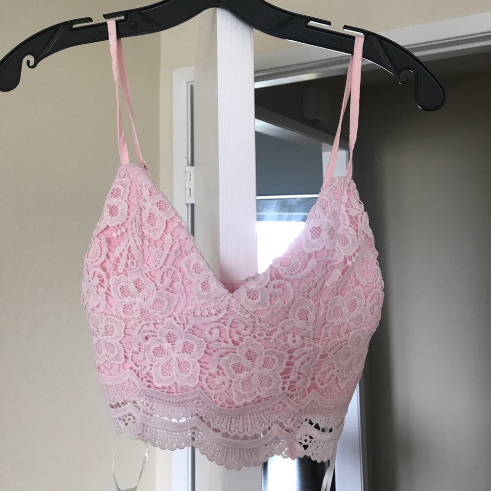 Pink bralette