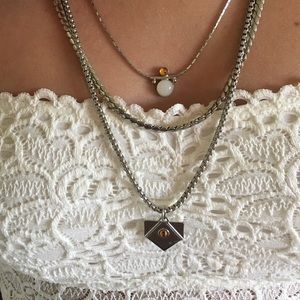 urban outfitters layered necklace