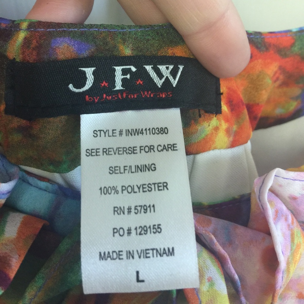 Multi-Color Ruffle Dress - Picture 3 of 5