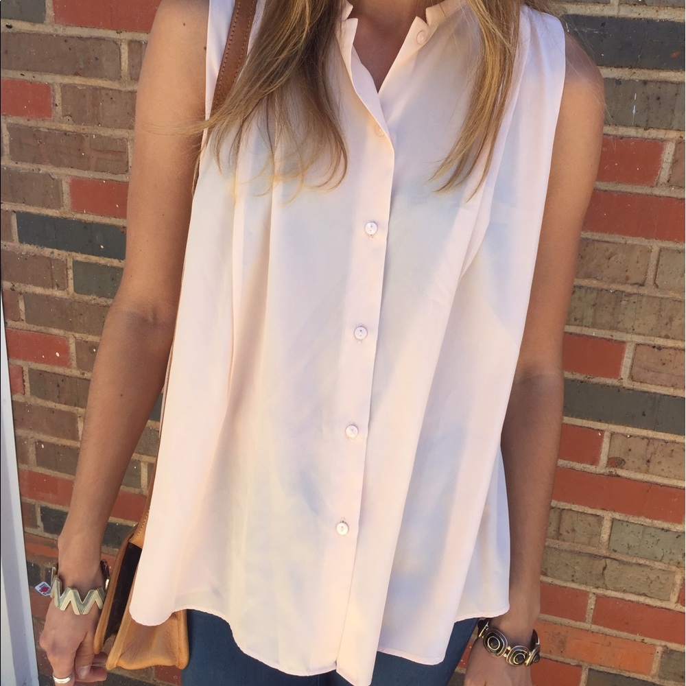 Pink tunic tank