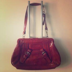 Adrienne Vittadine Red Leather Purse