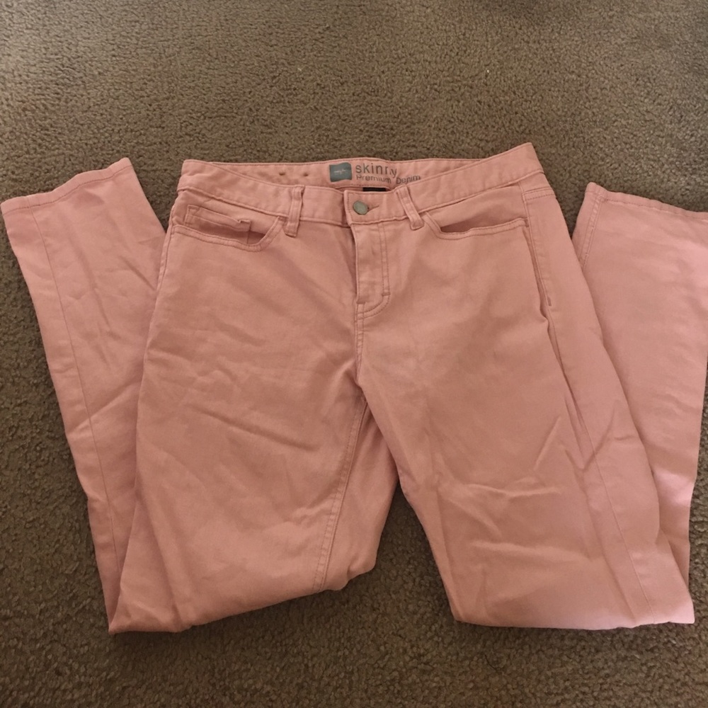 Mossimo light pink skinny jeans