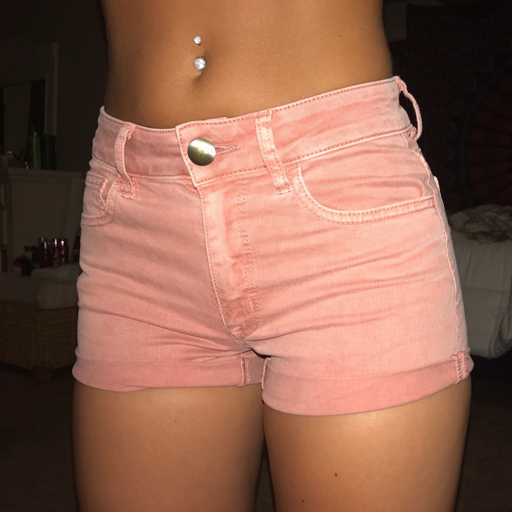 High rise shorts