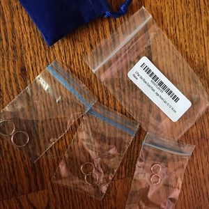 Rose gold nose/tongue hoops 10 12 and 14 mm sizes