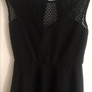 Black, Key Hole Back Dress