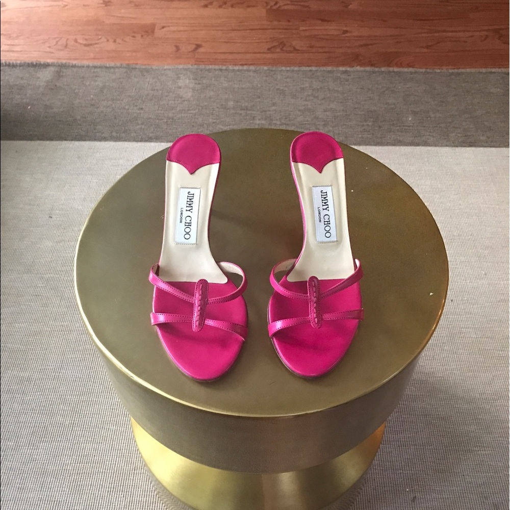 Pink Jimmy Choo Kitten Heels