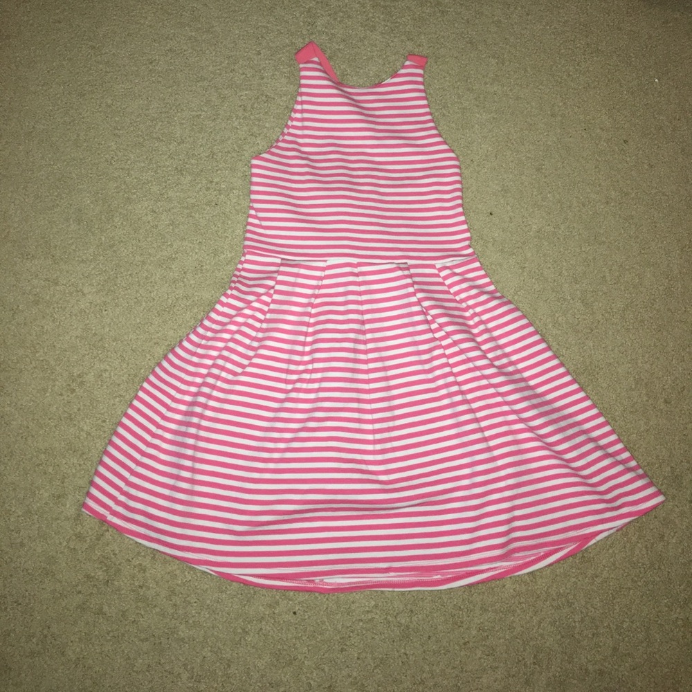 Large pink and white stripped dress from SO