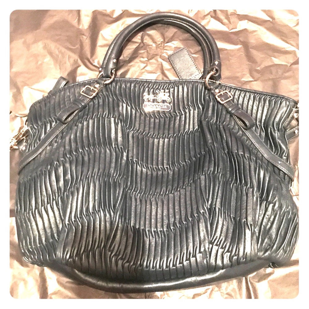 Navy Coach Purse