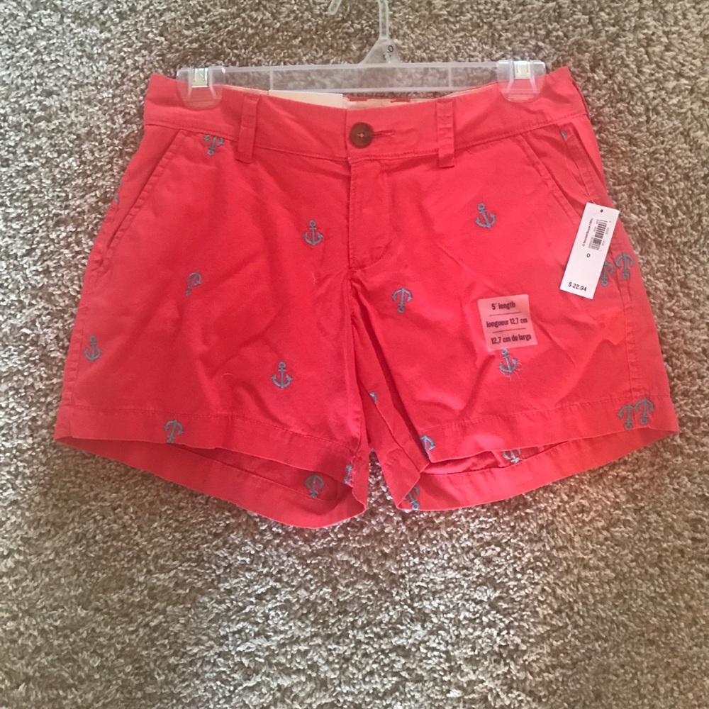 Old Navy coral shorts