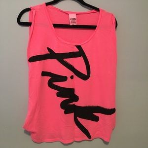 Victoria's Secret Pink Muscle tee NWOT