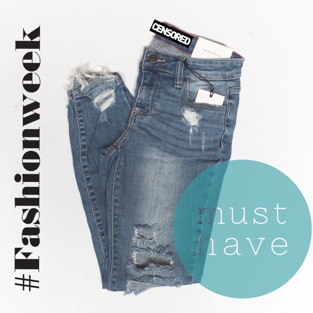 Light Washed Distressed MUST HAVE Jeans