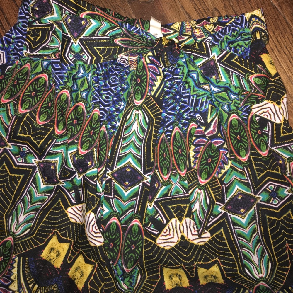 American Threads Patterned Flare Pants - image 2