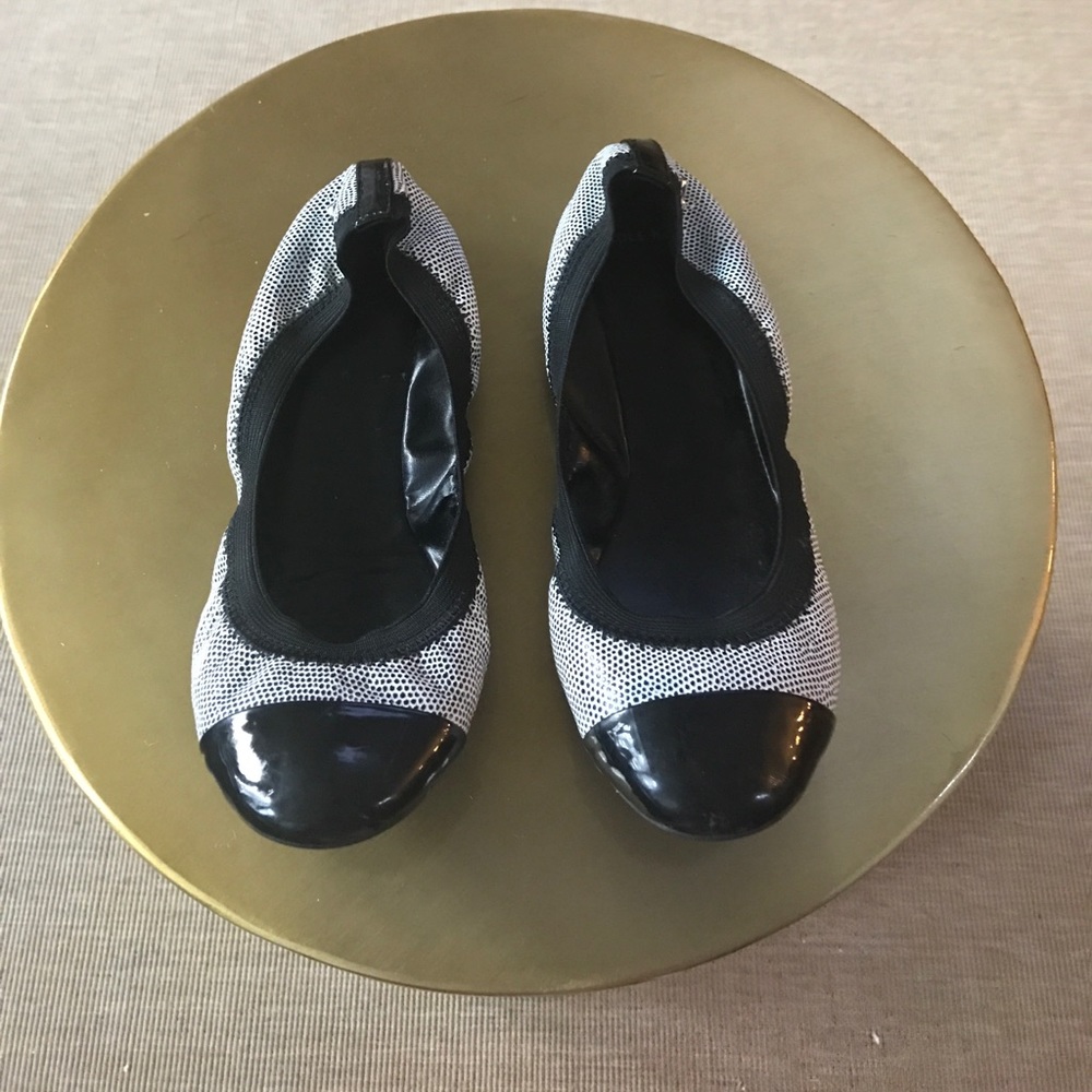 Black and white flats