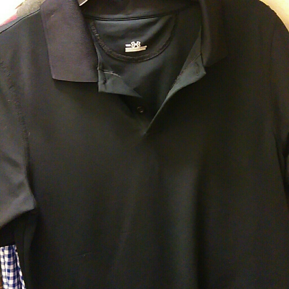 Boys black polo