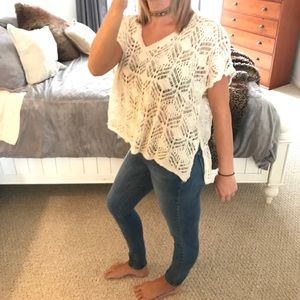 NEW WITH TAGS O'Neill crochet s/s top