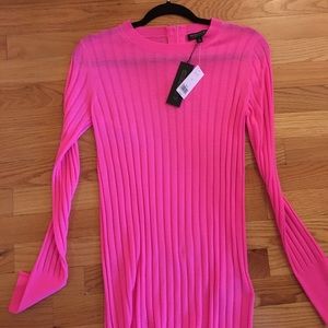 Hot pink light sweater