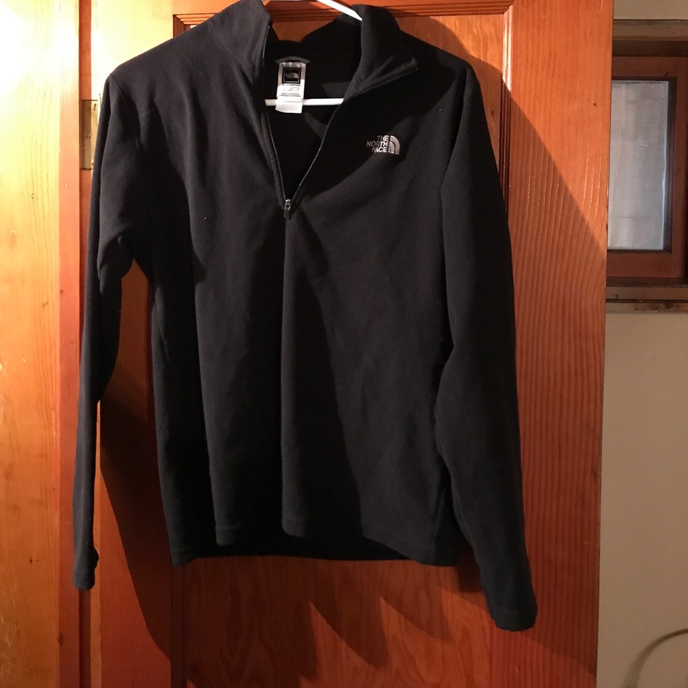 Boys large north face 3/4 zip