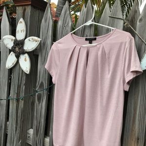 Pale pink knit top