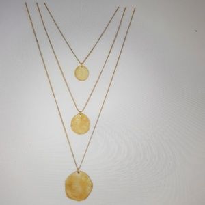 3 Row Paillette Graduated Pendant
