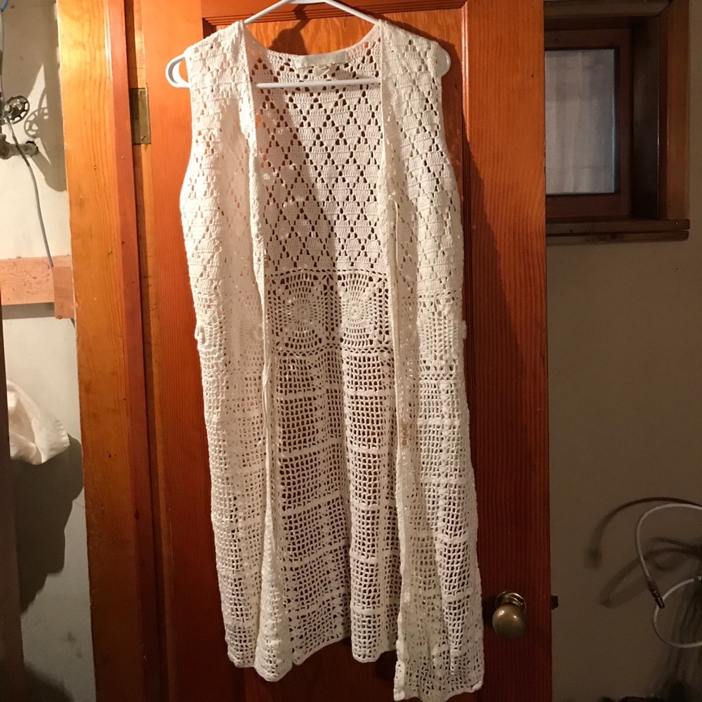 Crotchet sweater vest