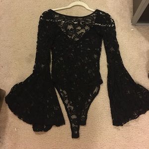 Lace body suit