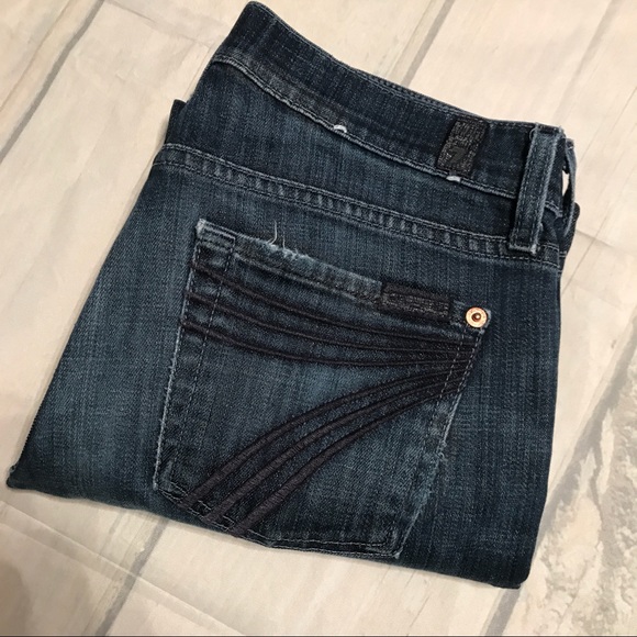 7 For All Mankind Denim - 7FAM Stretch DOJO Jeans, Distressed 26x29