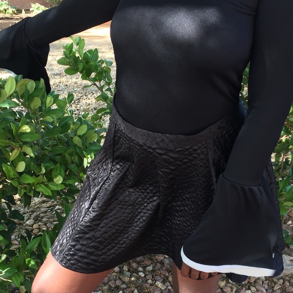 Black Skater Skirt