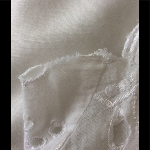 Michael Kors cropped Eyelit embroidered cotton top - Picture 2 of 4