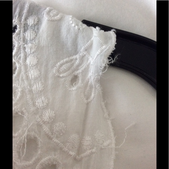 Michael Kors cropped Eyelit embroidered cotton top - Picture 3 of 4