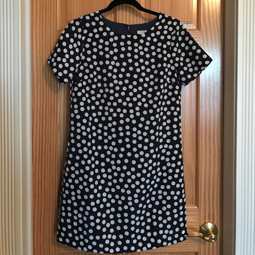 JCrew (Factory) Printed Short-Sleeve Gallery Dress