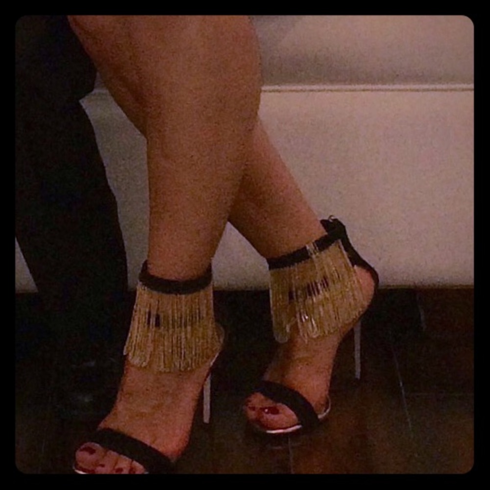 VIA SPIGA SEXY CHAIN SANDALS