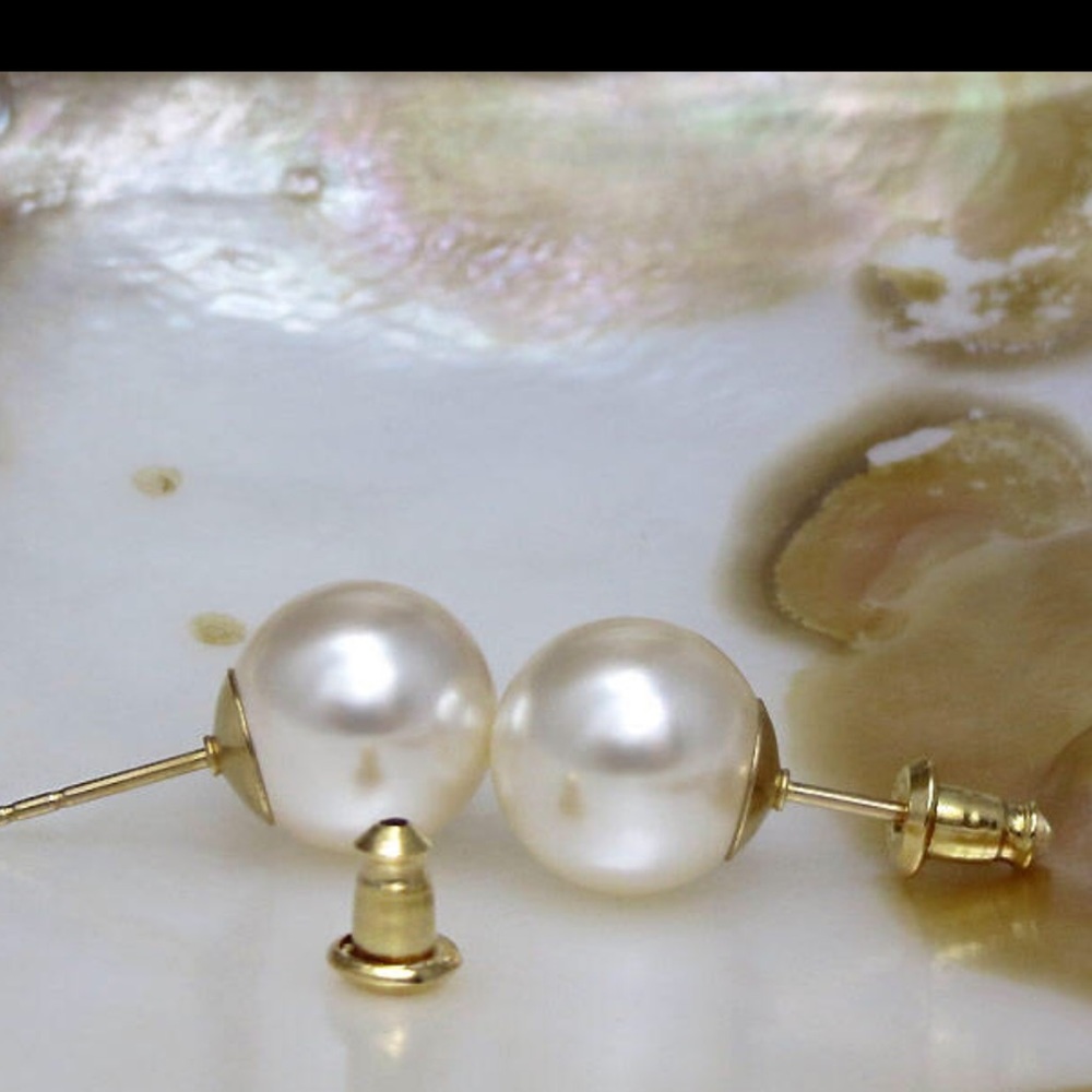 10 millimeter akoya earrings