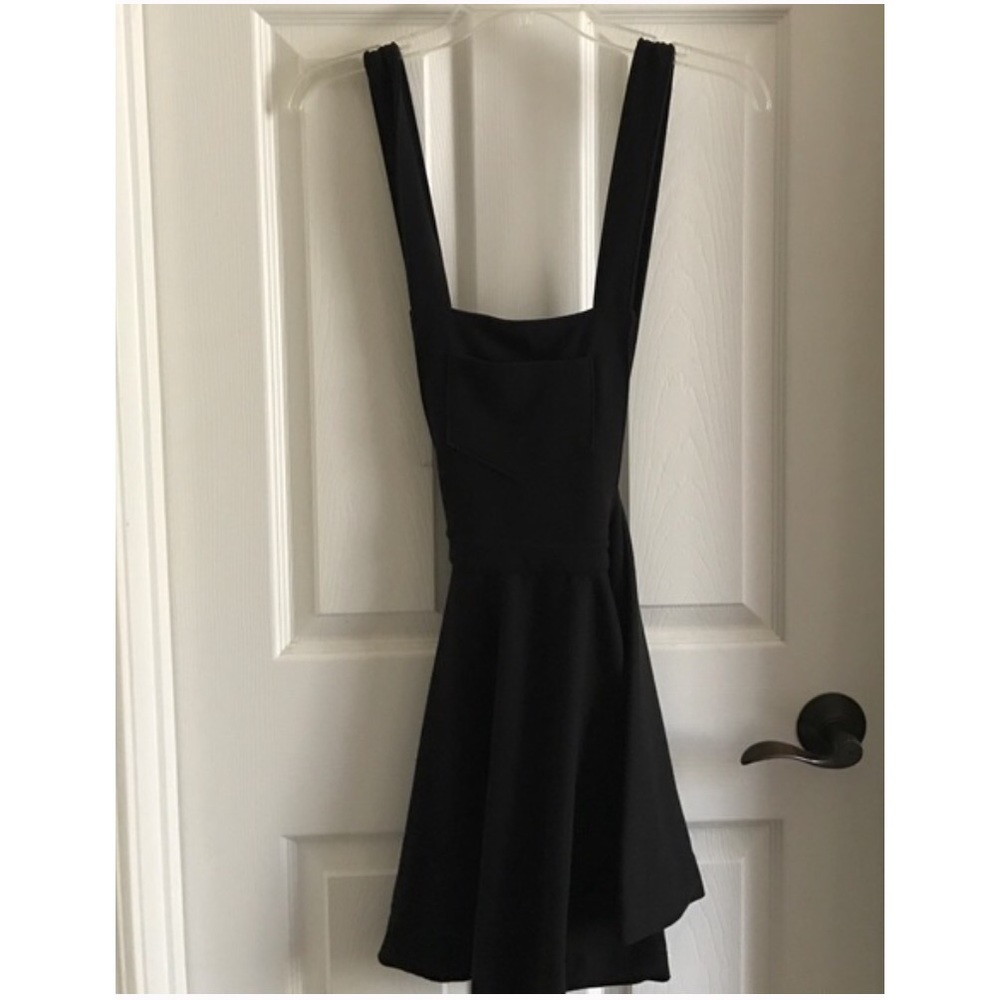 Urban Outfitters Black Overall Dress
