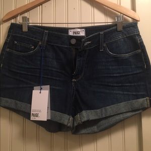 Paige denim cuffed  " jimmy jimmy" shorts