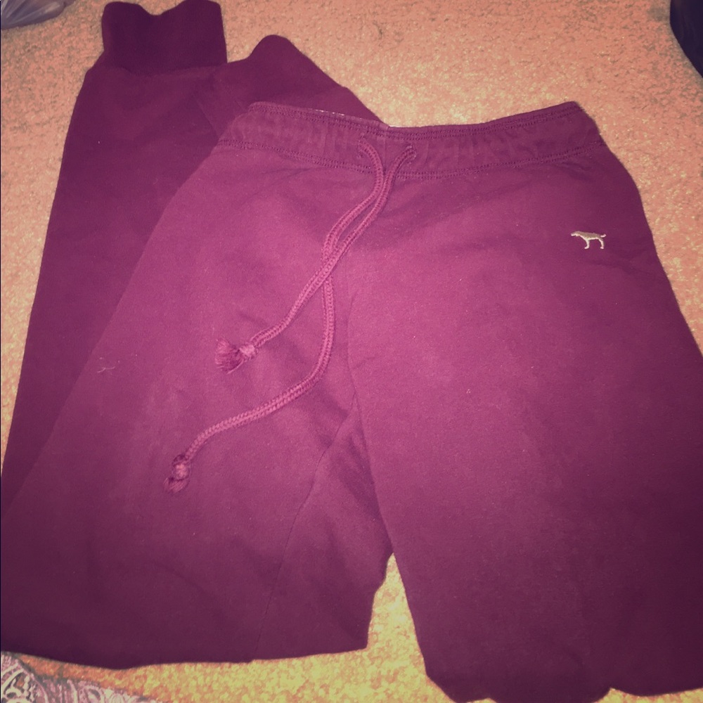 VS Burgundy Joggers