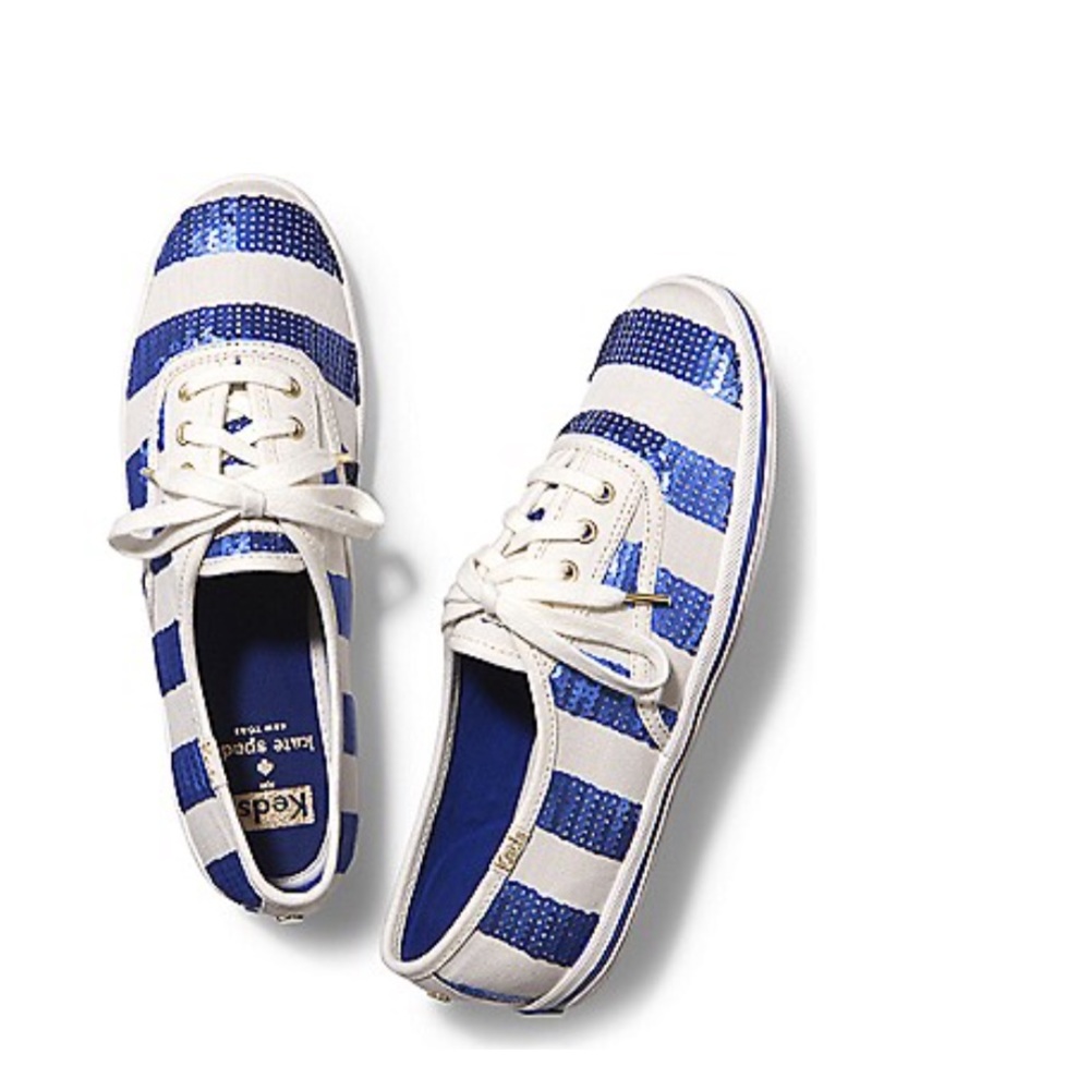 Kate Spade Keds Striped Sequined Size 6M