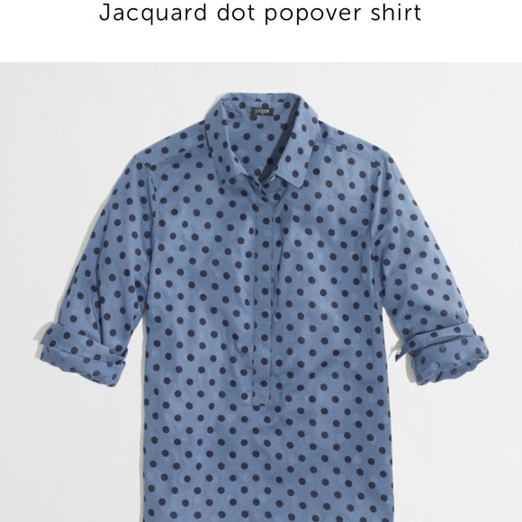 J. Crew Jacquard Dot Popover - Picture 4 of 4